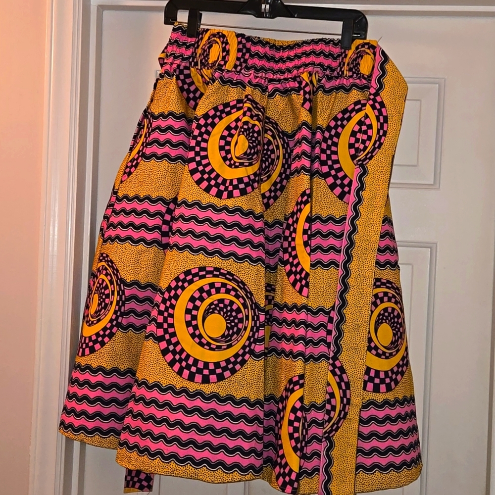 Ankara fabric skirt